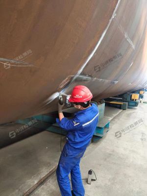 中國水電某局風(fēng)電塔筒湛江項(xiàng)目段——無損探傷檢測