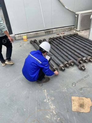 某某路橋建設有限公司——大型螺栓探傷檢測