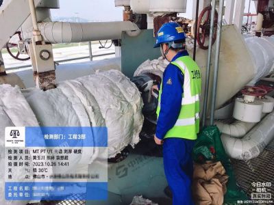 佛山管道維修配件探傷測厚檢測案例