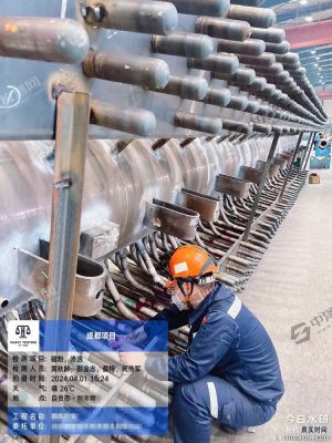 四川自貢鍋爐集箱探傷檢測案例
